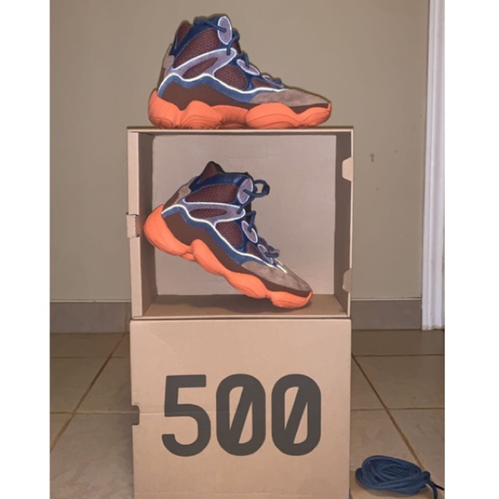 Yeezy 500 High Tactile Orange